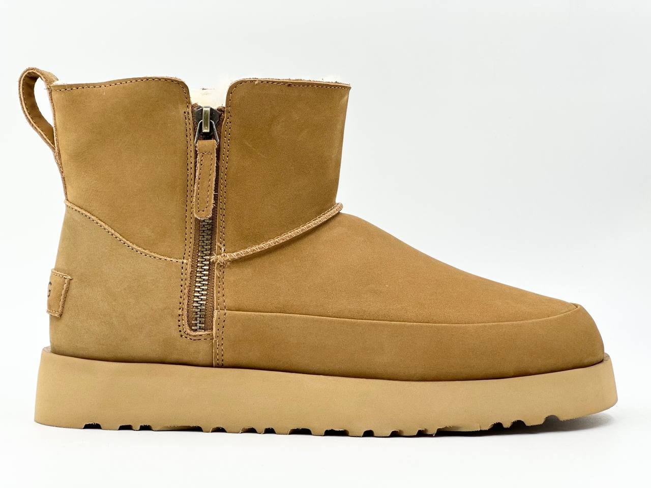 Classic Zip Mini Suede Boot