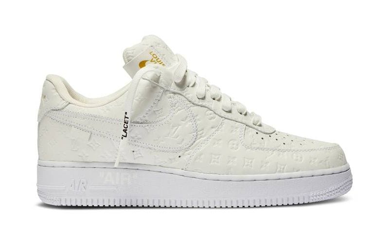 NIKE Air Force 1 Low x Louis Vuitton Triple White