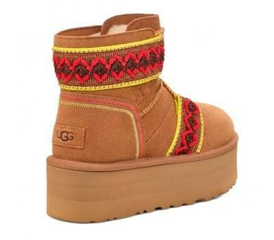 Classic Mini Braid Plat Boot Chestnut
