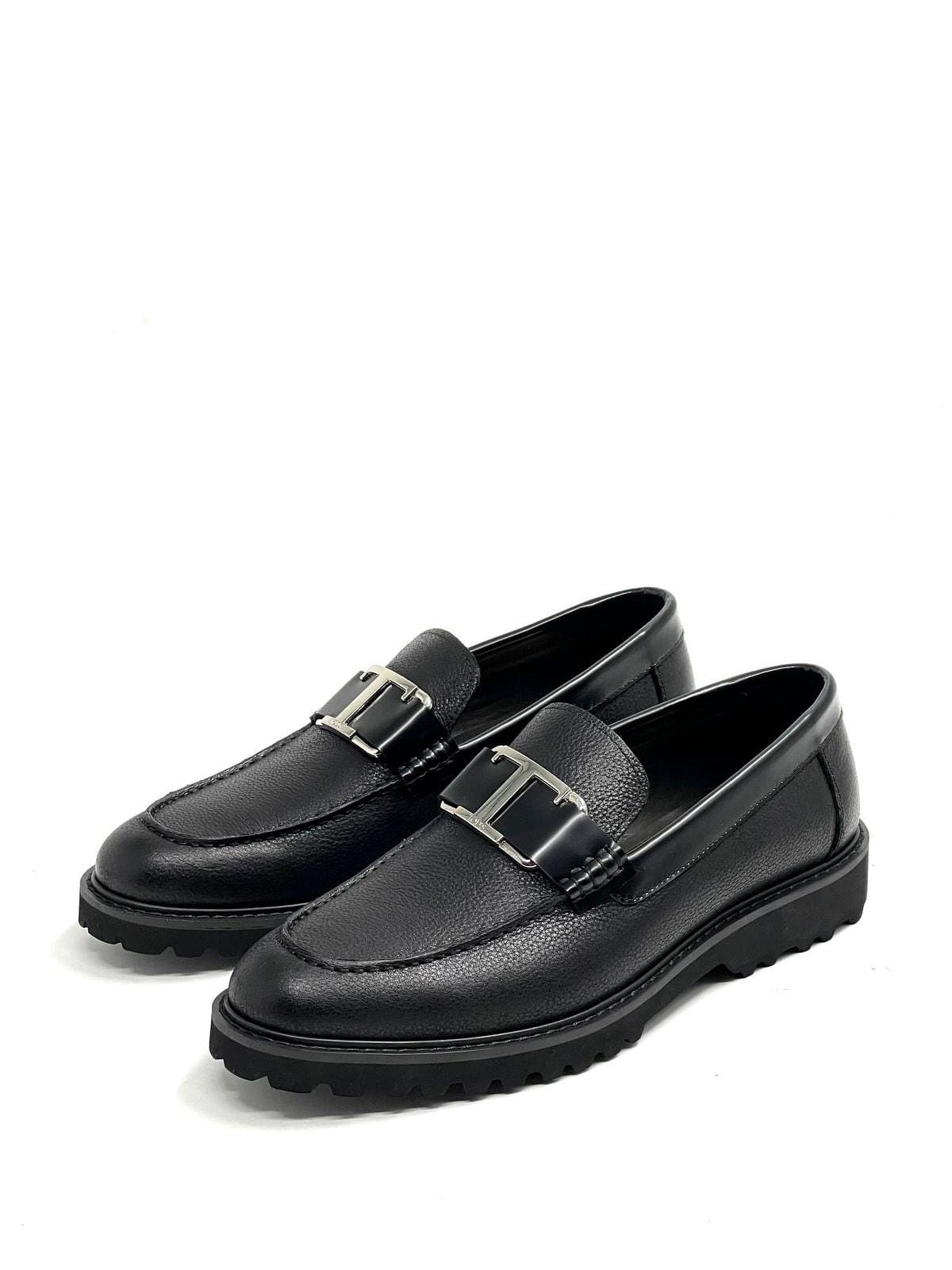 Tod’s Лоферы из кожи Черный