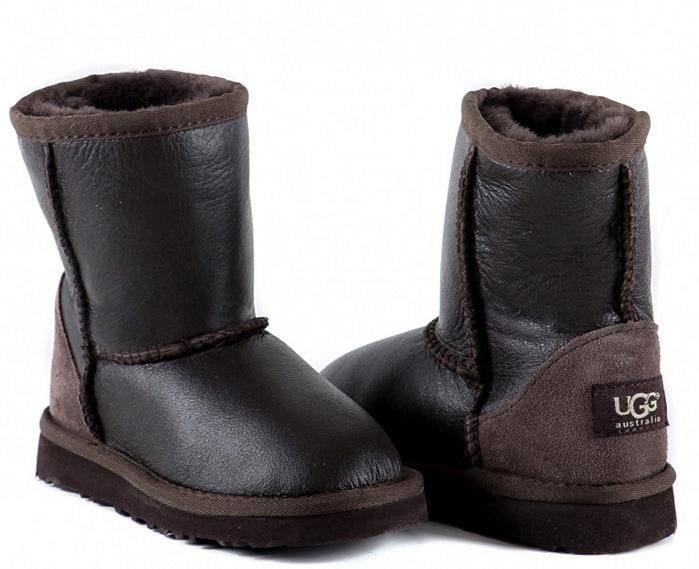 Kids Classic Short Metallic Chocolate