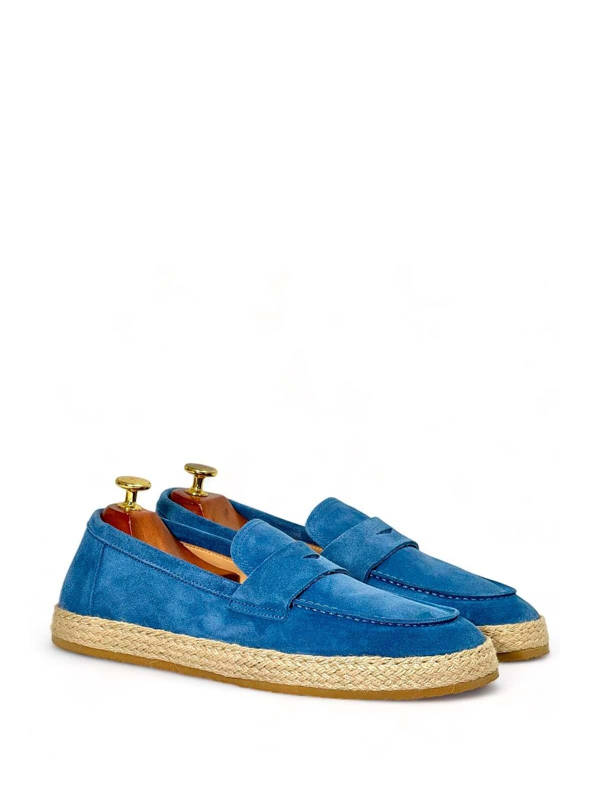Brunello Cucinelli Эспадрильи из замши Синий