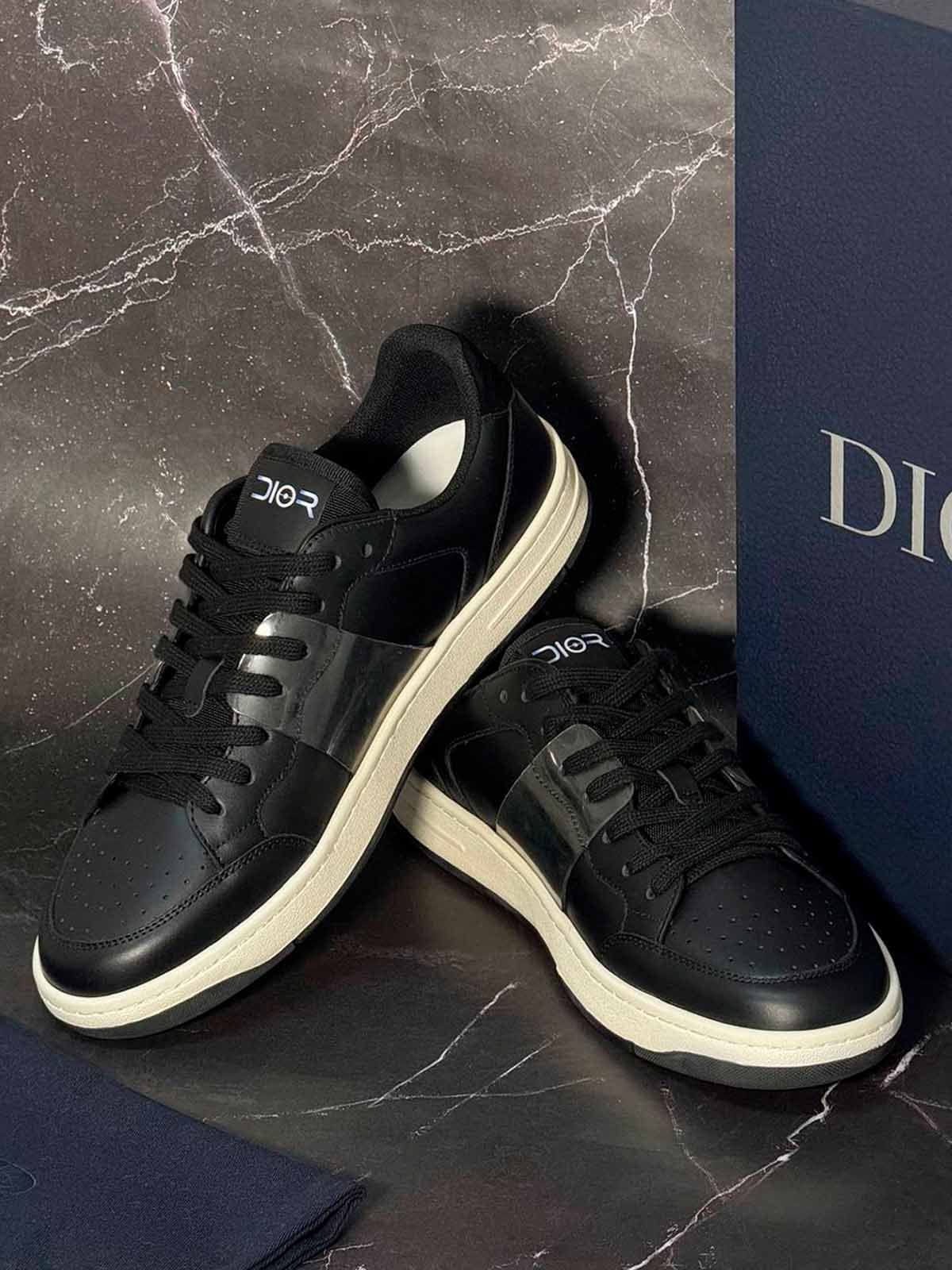 Dior Кеды из кожи Черный