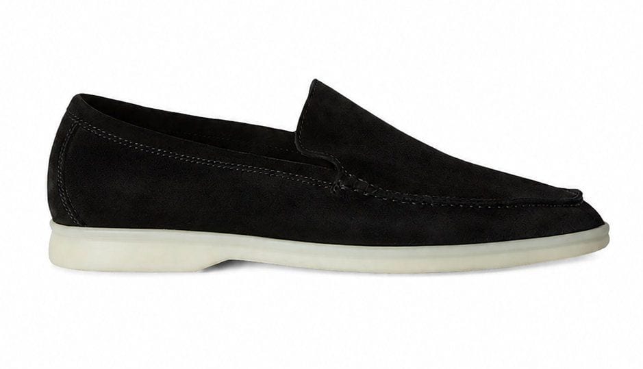 Loro Piana Summer Walk Suede Black