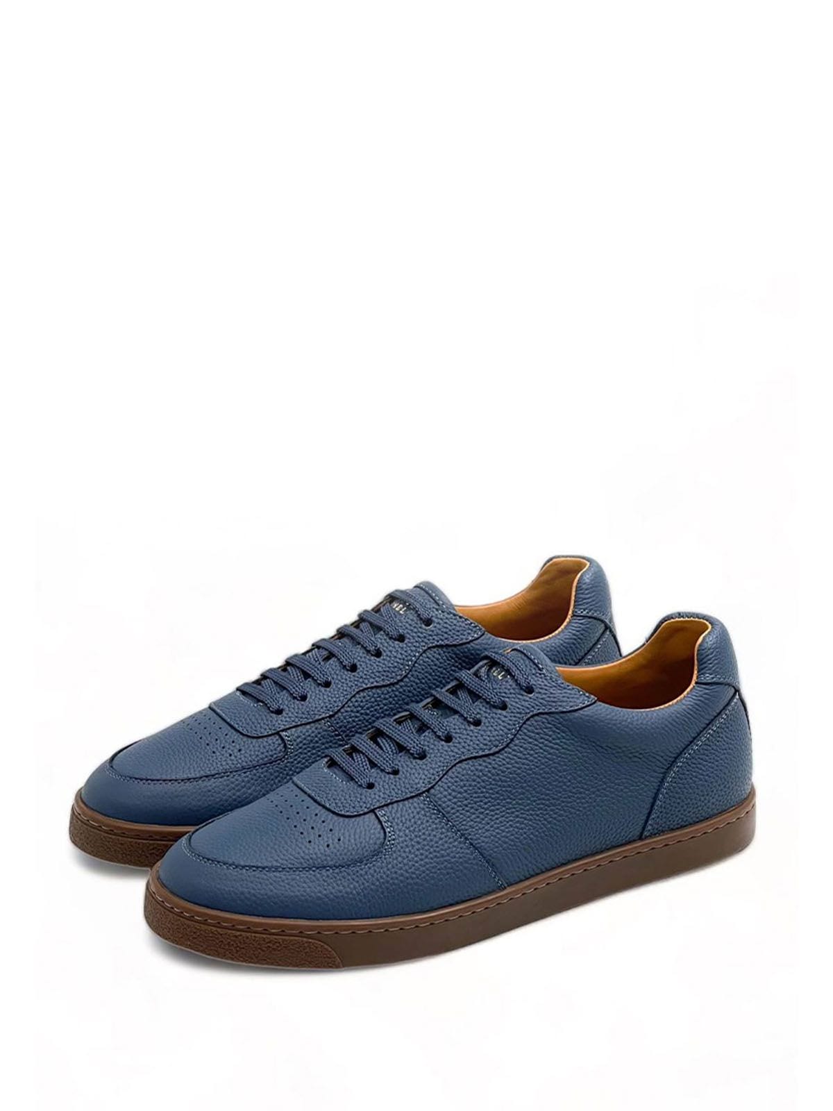 Brunello Cucinelli Кеды из кожи Голубой