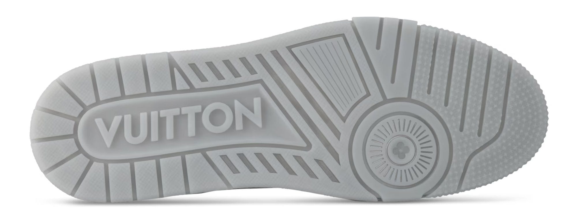 Louis Vuitton Trainer Low Grey Red