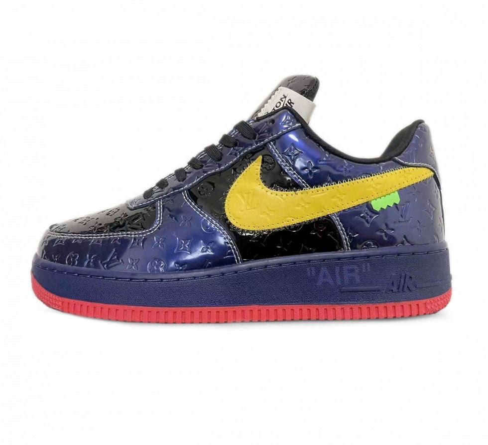 NIKE Air Force 1 Low x Louis Vuitton Blue Yellow