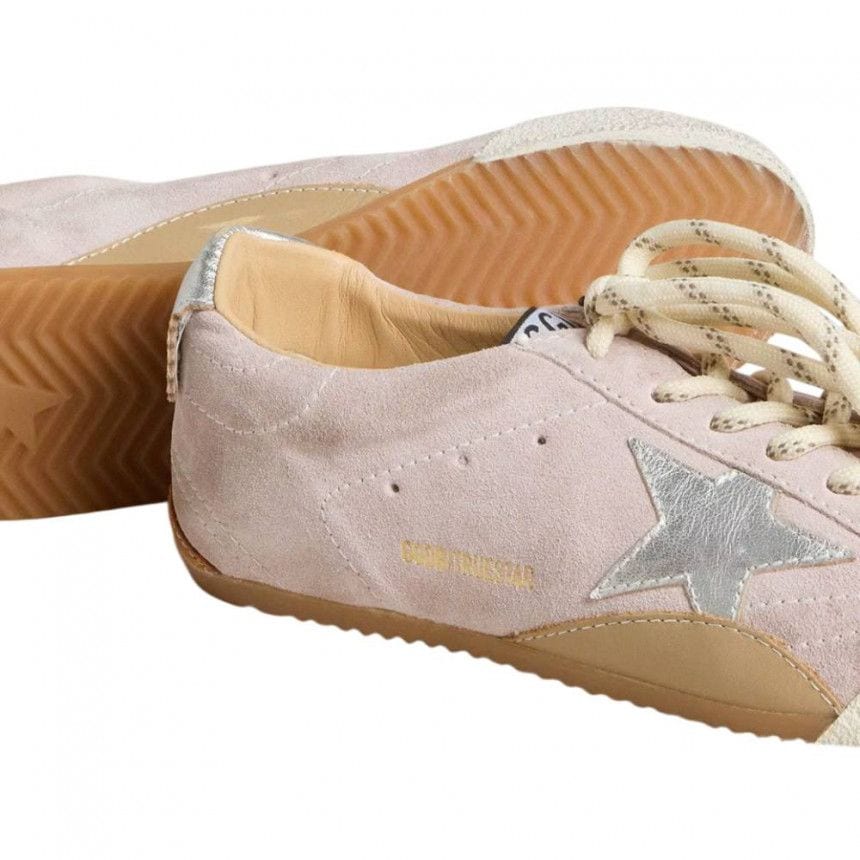 Golden Goose True-Star in Pastel Pink Suede