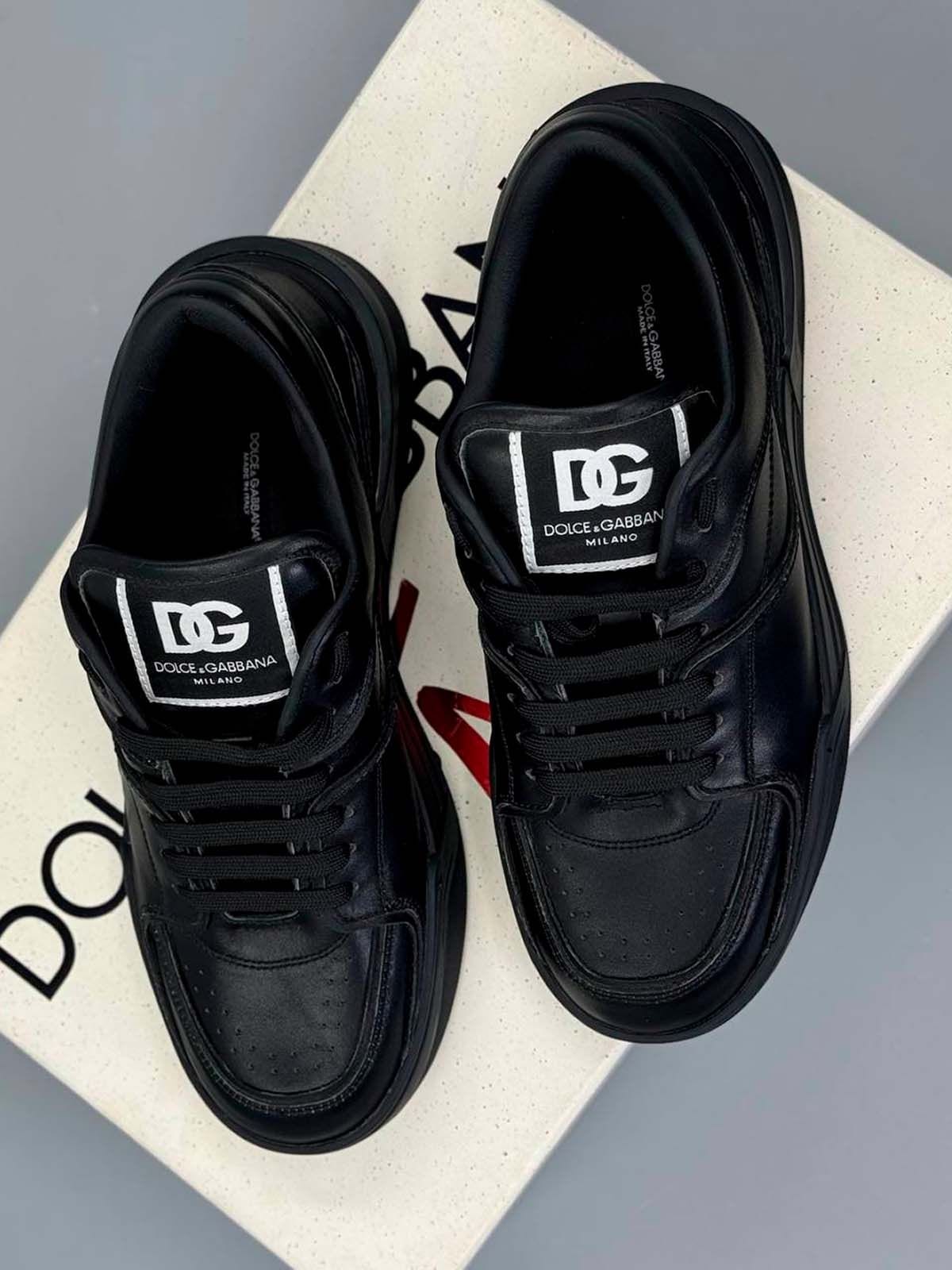 Dolce & Gabbana Кеды из кожи Черный