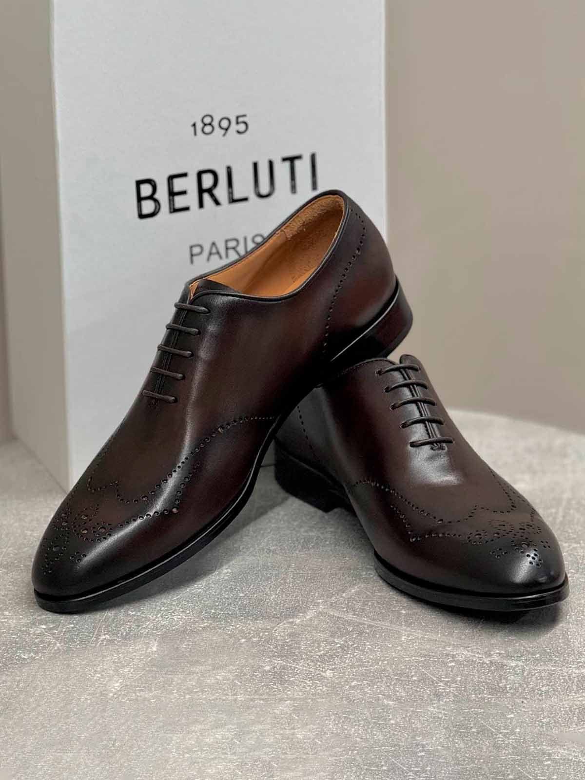 Berluti Туфли из кожи Коричневый