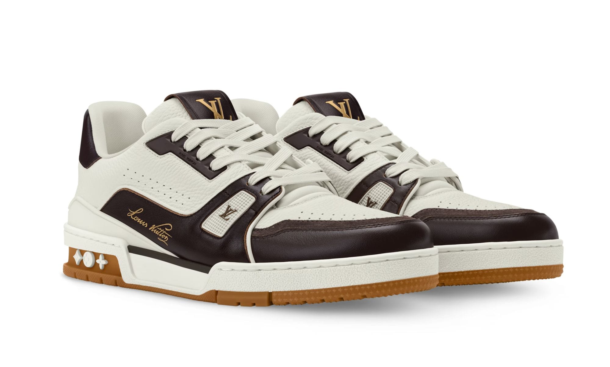 Louis Vuitton Trainer Low Brown
