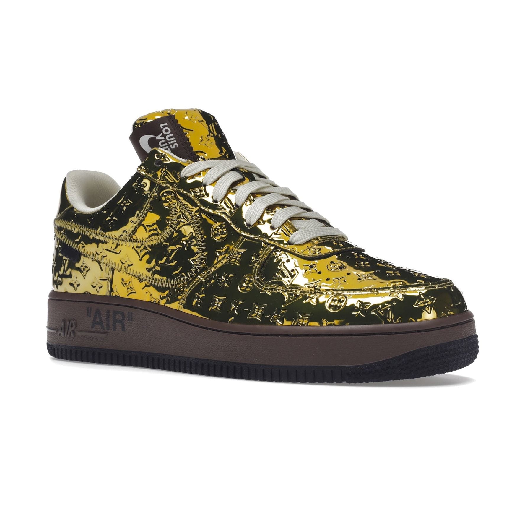NIKE Air Force 1 Low x Louis Vuitton Metallic Gold