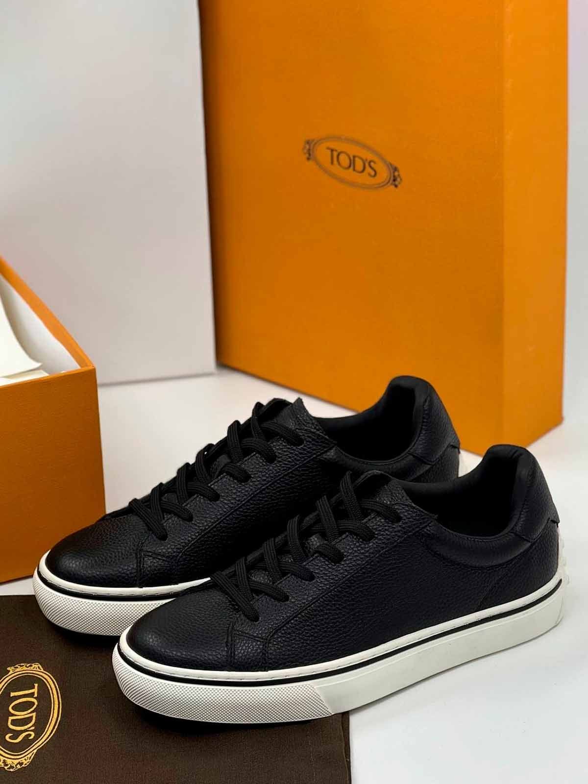 Tod’s Кеды из кожи Черный