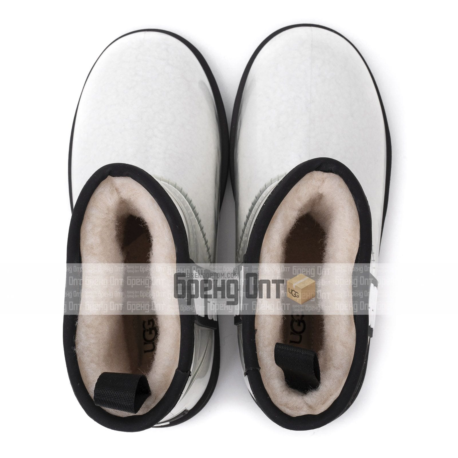 Ugg Classic Clear Mini White Black