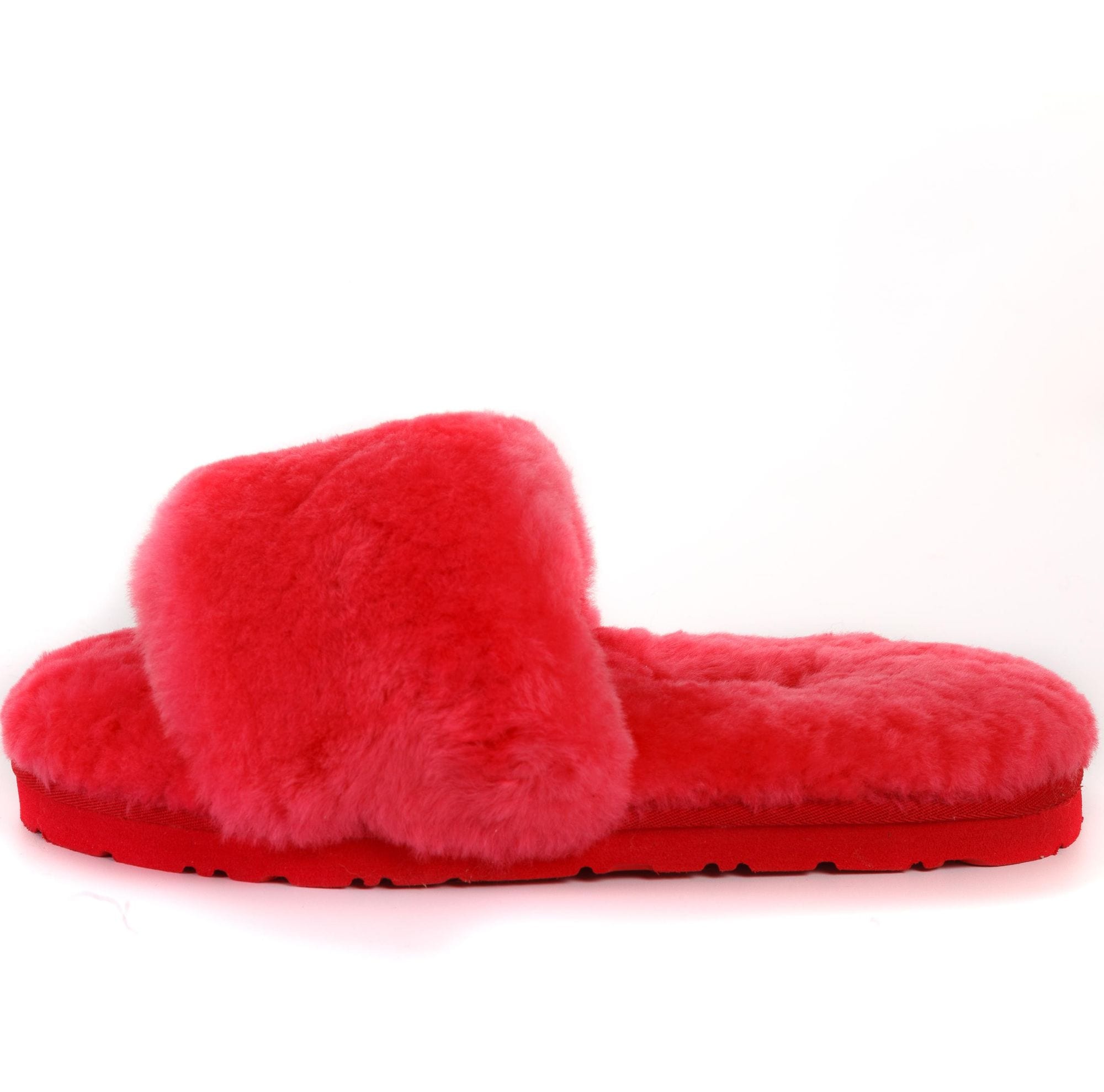 Fluff Slide Slippers WatermelonRed