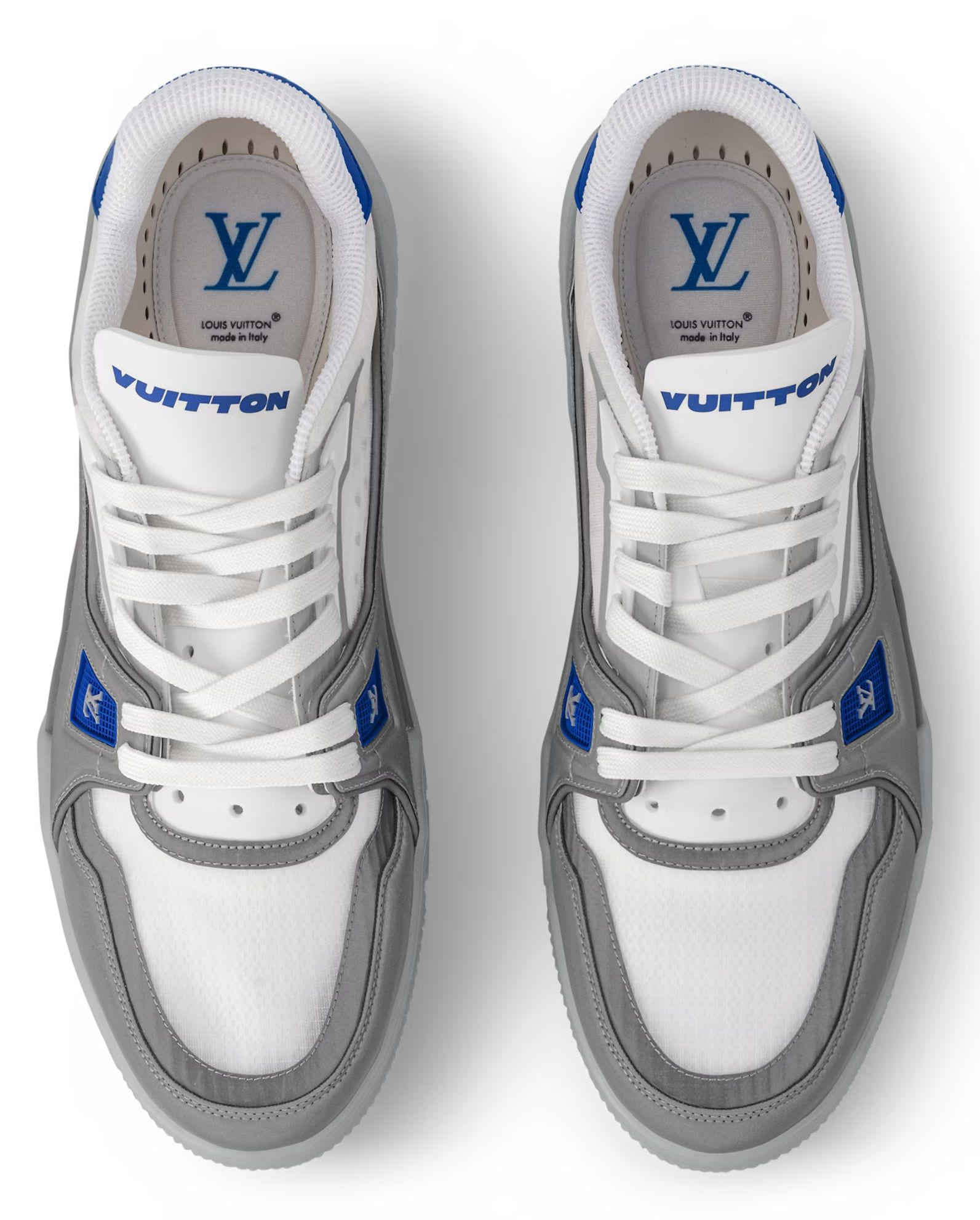 Louis Vuitton Trainer Low Grey Blue