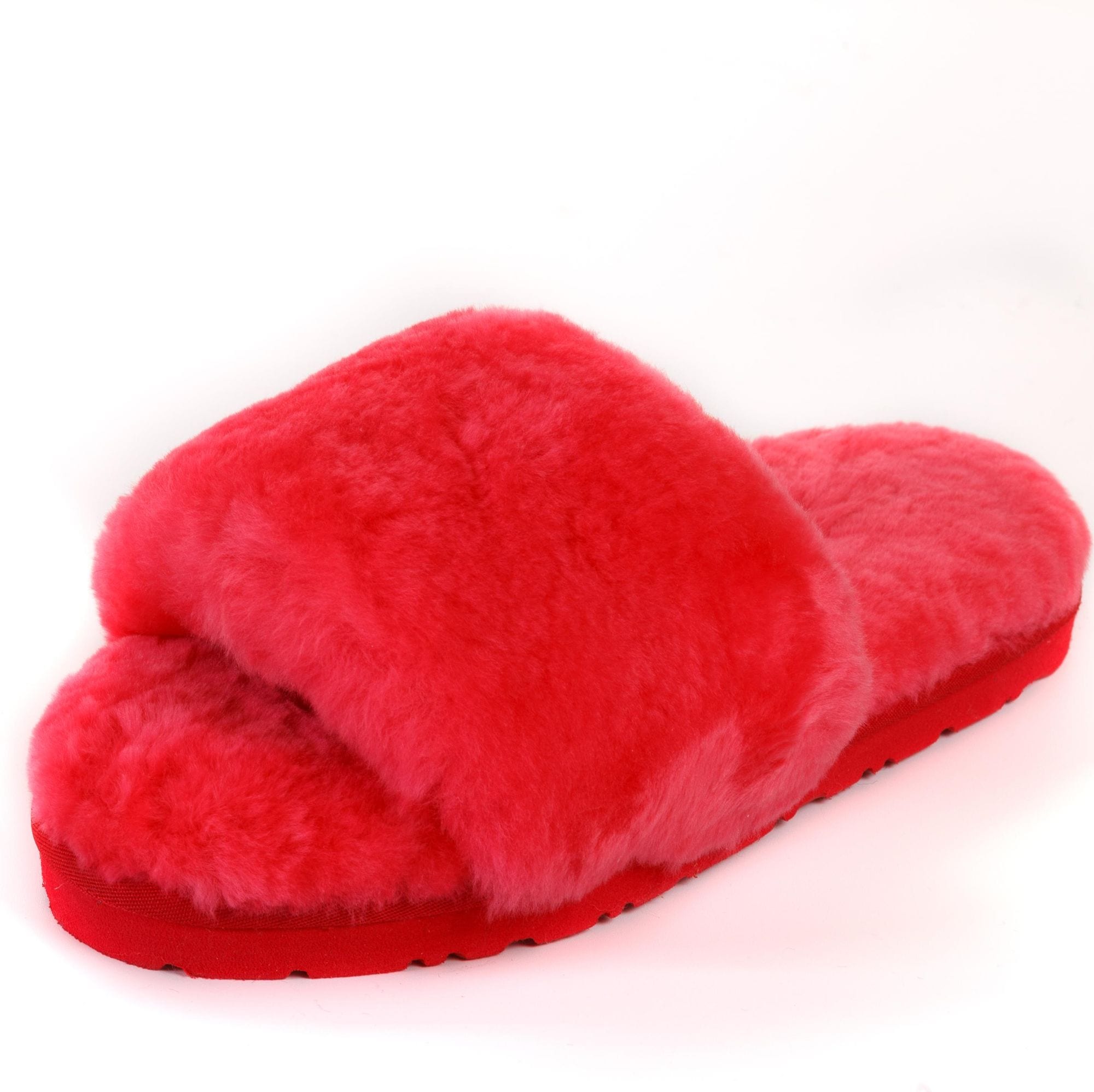Fluff Slide Slippers WatermelonRed