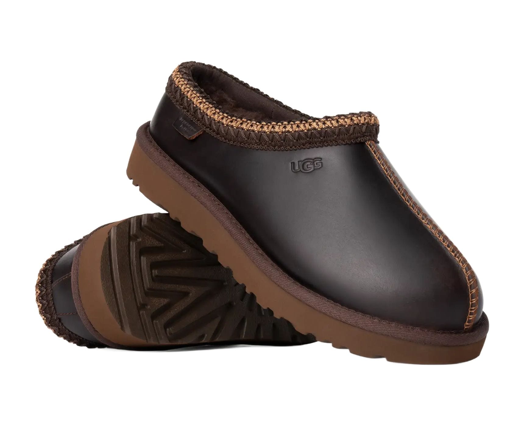 Tasman Slippers Leather Regen Ironwood