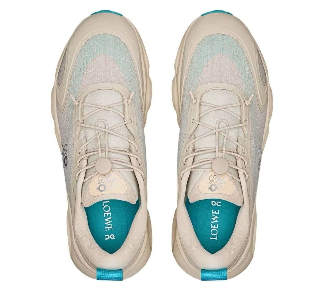 On Cloudsolo x LOEWE Sand Turquoise