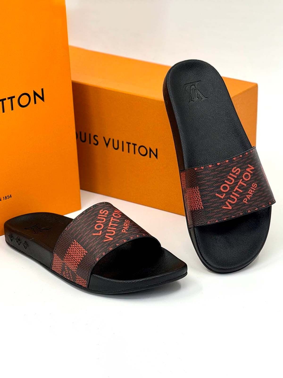 Louis Vuitton Шлепанцы из канвы Черный