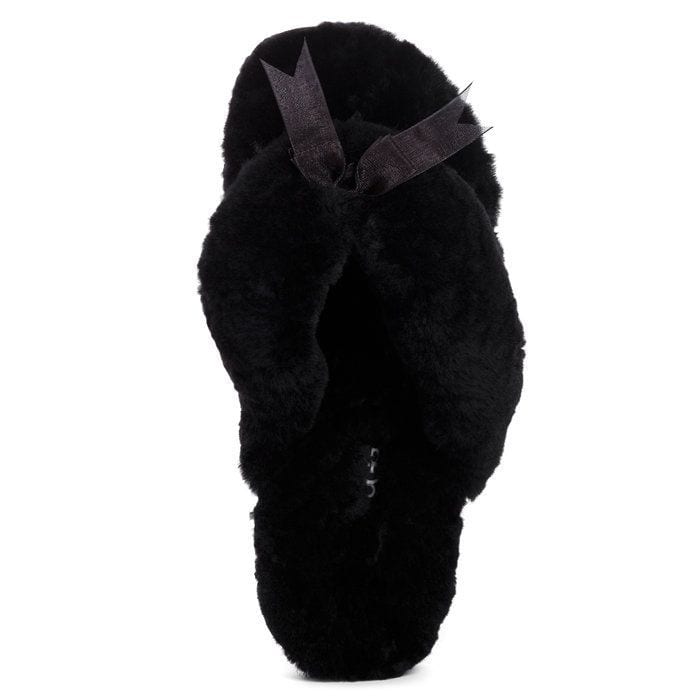 FLUFF FLIP FLOP II Black
