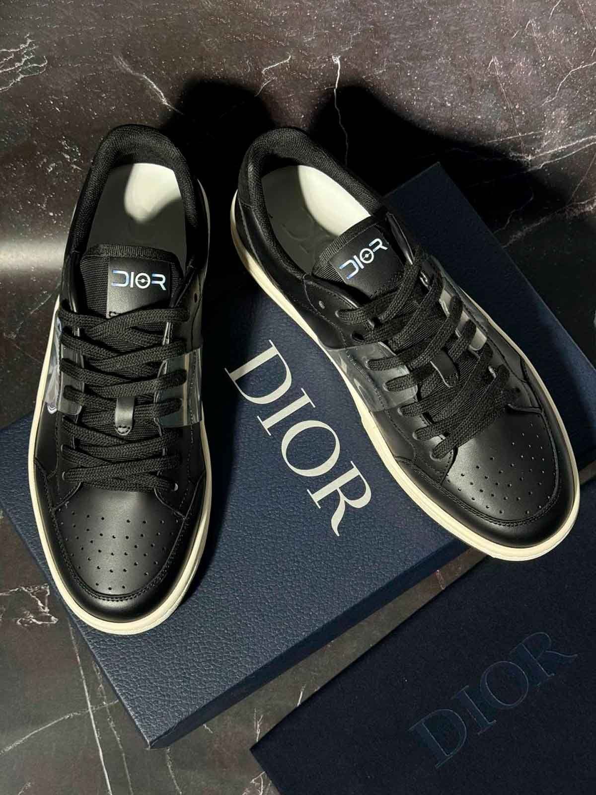 Dior Кеды из кожи Черный