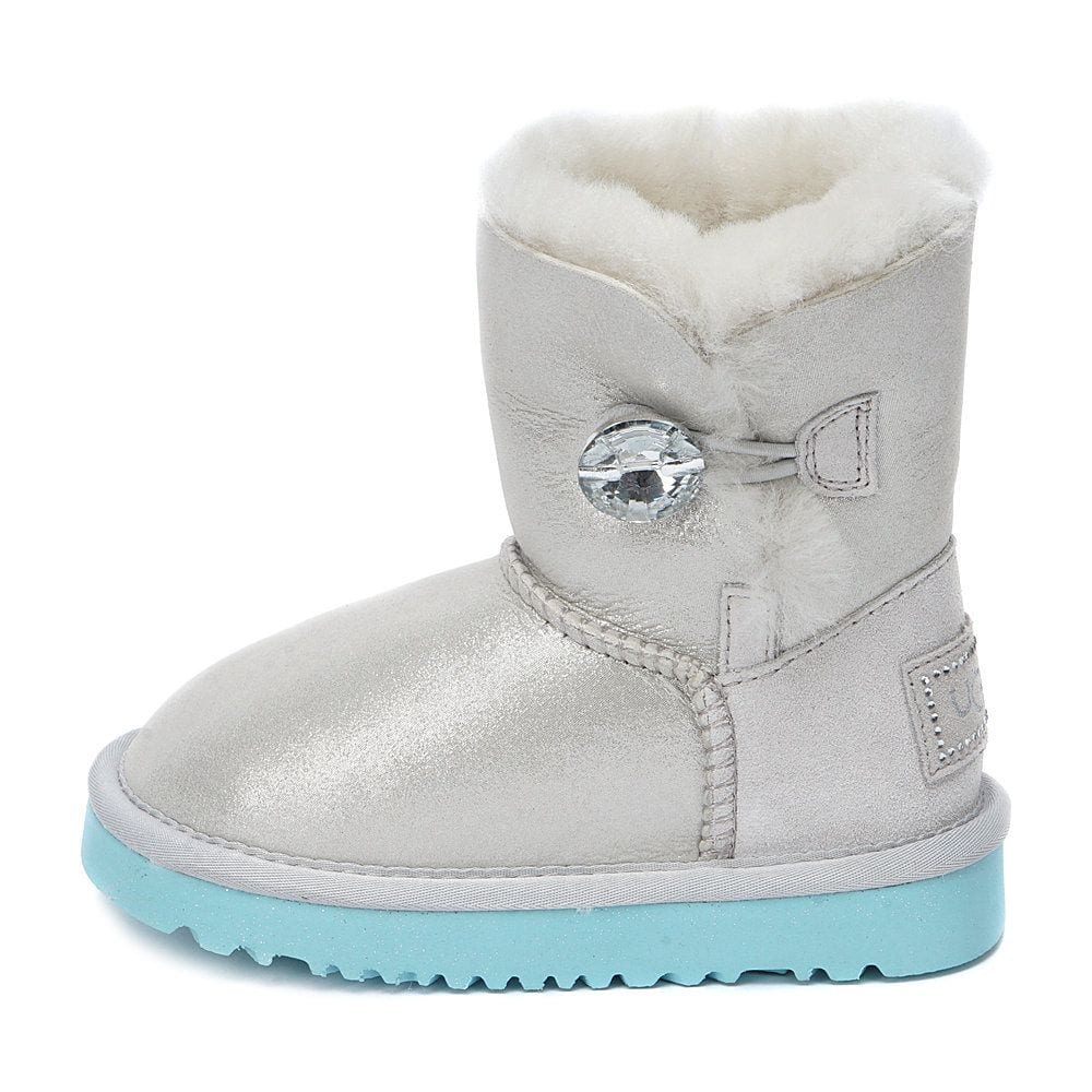 Kids Bailey Button I Do White