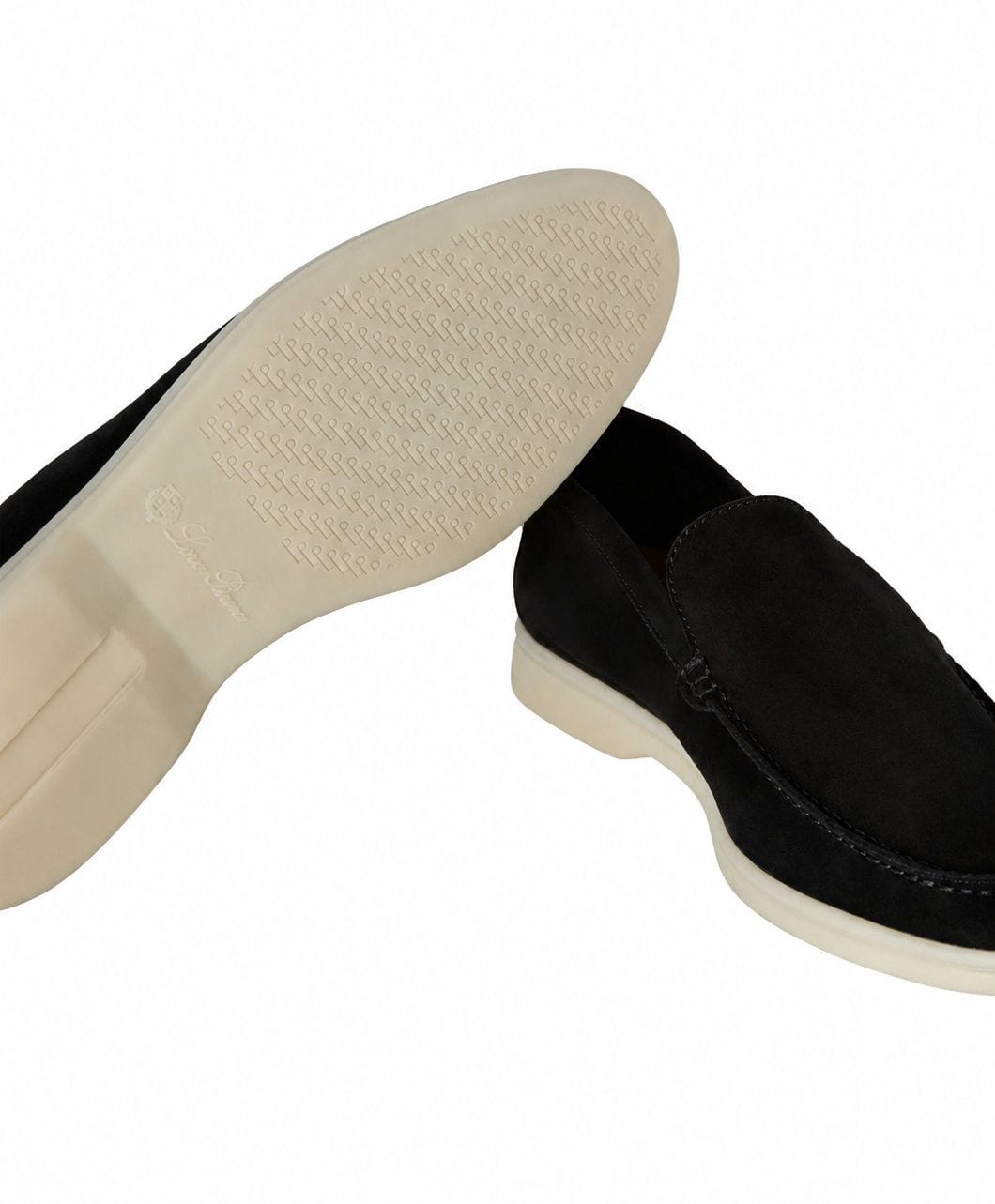 Loro Piana Summer Walk Suede Black